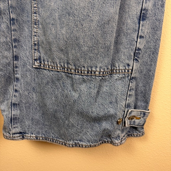 We The Free People CRVY Outlaw Wide Leg Jeans Denim Size Large Drizzle - Picture 6 of 16